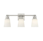 Meridian M80055BN Three Light Bathroom Vanity Light in Brushed Nickel