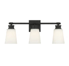 Meridian M80055MBK Three Light Bathroom Vanity Light in Matte Black