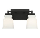 Meridian M80057MBK Two Light Bathroom Vanity Light in Matte Black