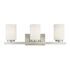 Meridian M80067BN Three Light Bathroom Vanity Light in Brushed Nickel