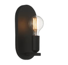 Meridian M90059MBK One Light Wall Sconce in Matte Black