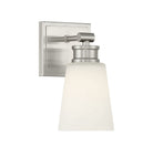 Meridian M90072BN One Light Wall Sconce in Brushed Nickel