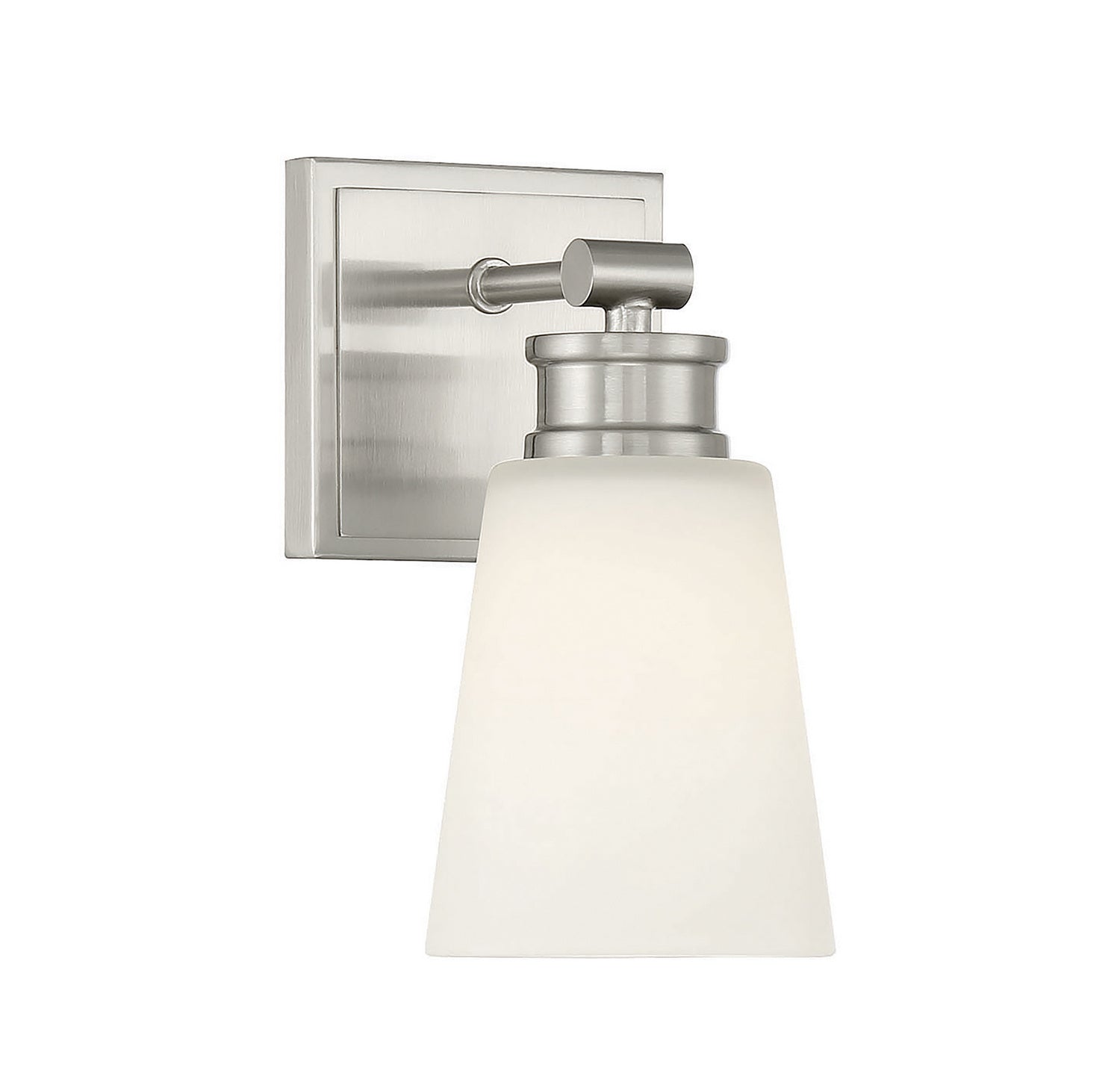 Meridian M90072BN One Light Wall Sconce in Brushed Nickel
