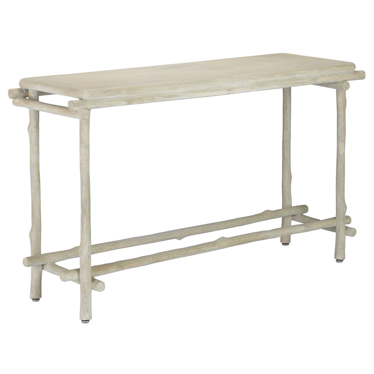 Currey and Company 2000-0026 Luzon Console Table in Portland/Faux Bois
