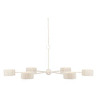 Currey and Company - 9000-0865 - Six Light Chandelier - Monreale - White