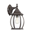 Meridian M50053RB One Light Outdoor Wall Sconce in Rustic Bronze