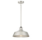 Meridian M7021PN One Light Pendant in Polished Nickel