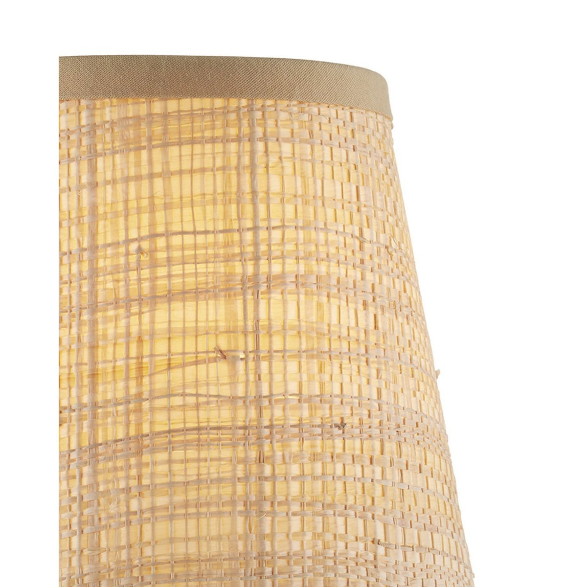 Currey and Company 0900-0027 Grasscloth Chandelier Shade in Natural
