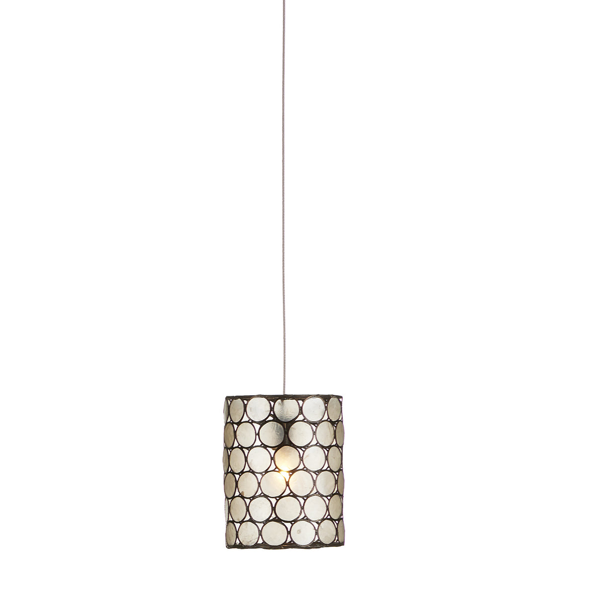 Currey and Company 9000-1047 Regatta Pendant in Natural/Cupertino/Silver