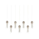 Currey and Company - 9000-1071 - Seven Light Pendant - Medusa - Nickel