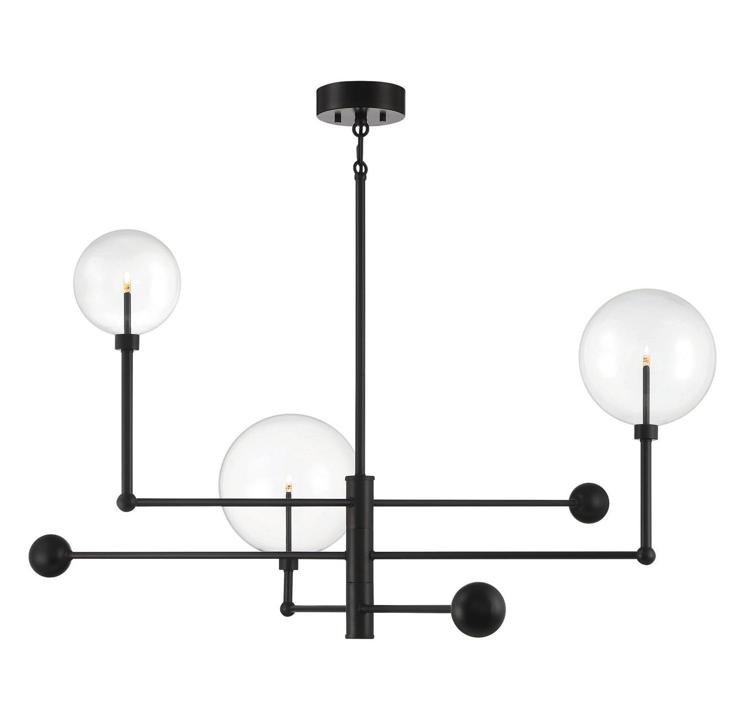 Meridian M100100ORB LED Chandelier in English Bronze