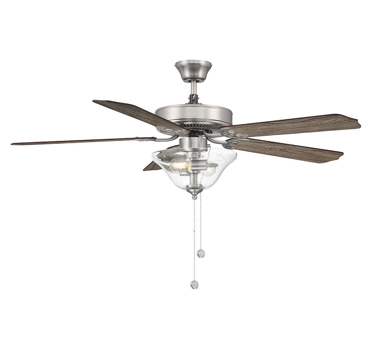 Meridian M2019BNRV 52" Ceiling Fan in Brushed Nickel