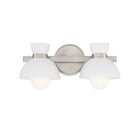 Meridian M80074BN Two Light Bathroom Vanity in Brushed Nickel