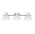 Meridian M80075BN Three Light Bathroom Vanity in Brushed Nickel
