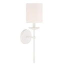 Meridian M90079WH One Light Wall Sconce in White