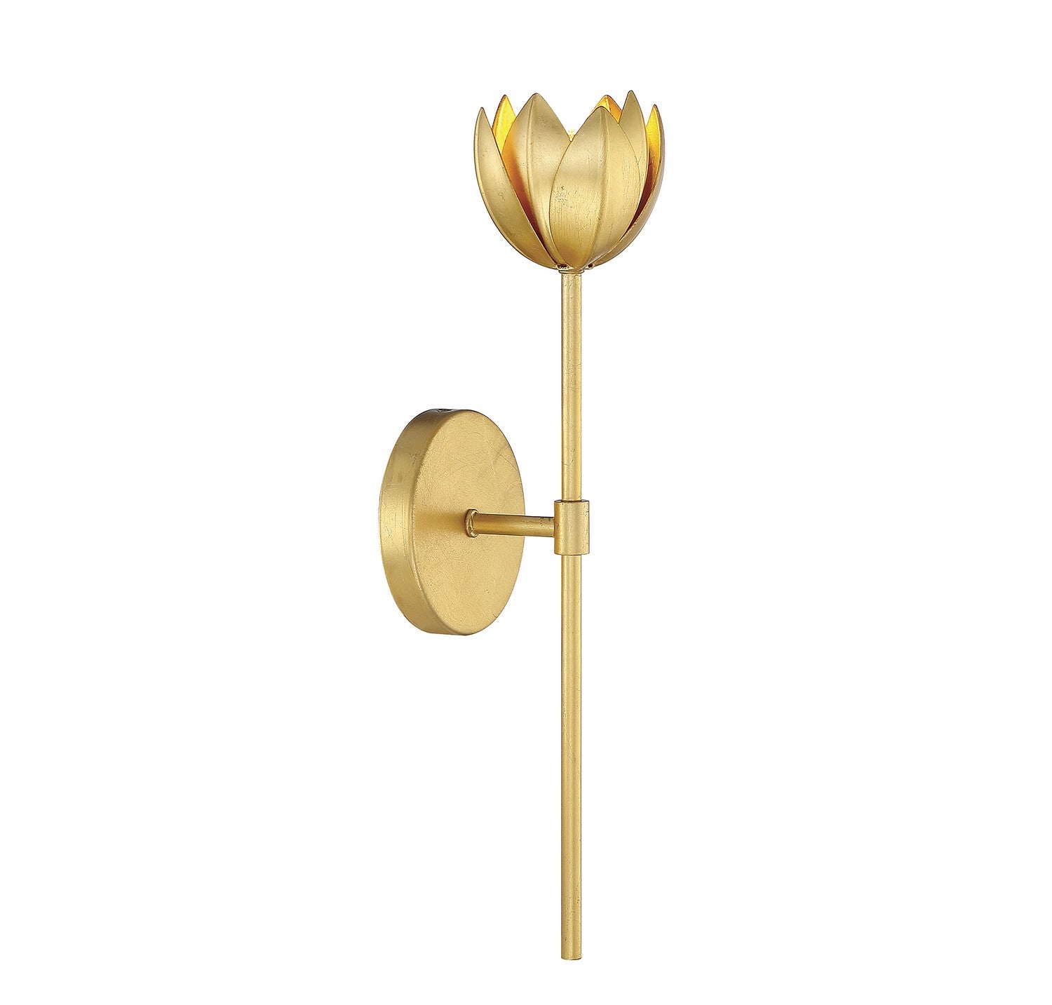 Meridian M90081TG One Light Wall Sconce in True Gold