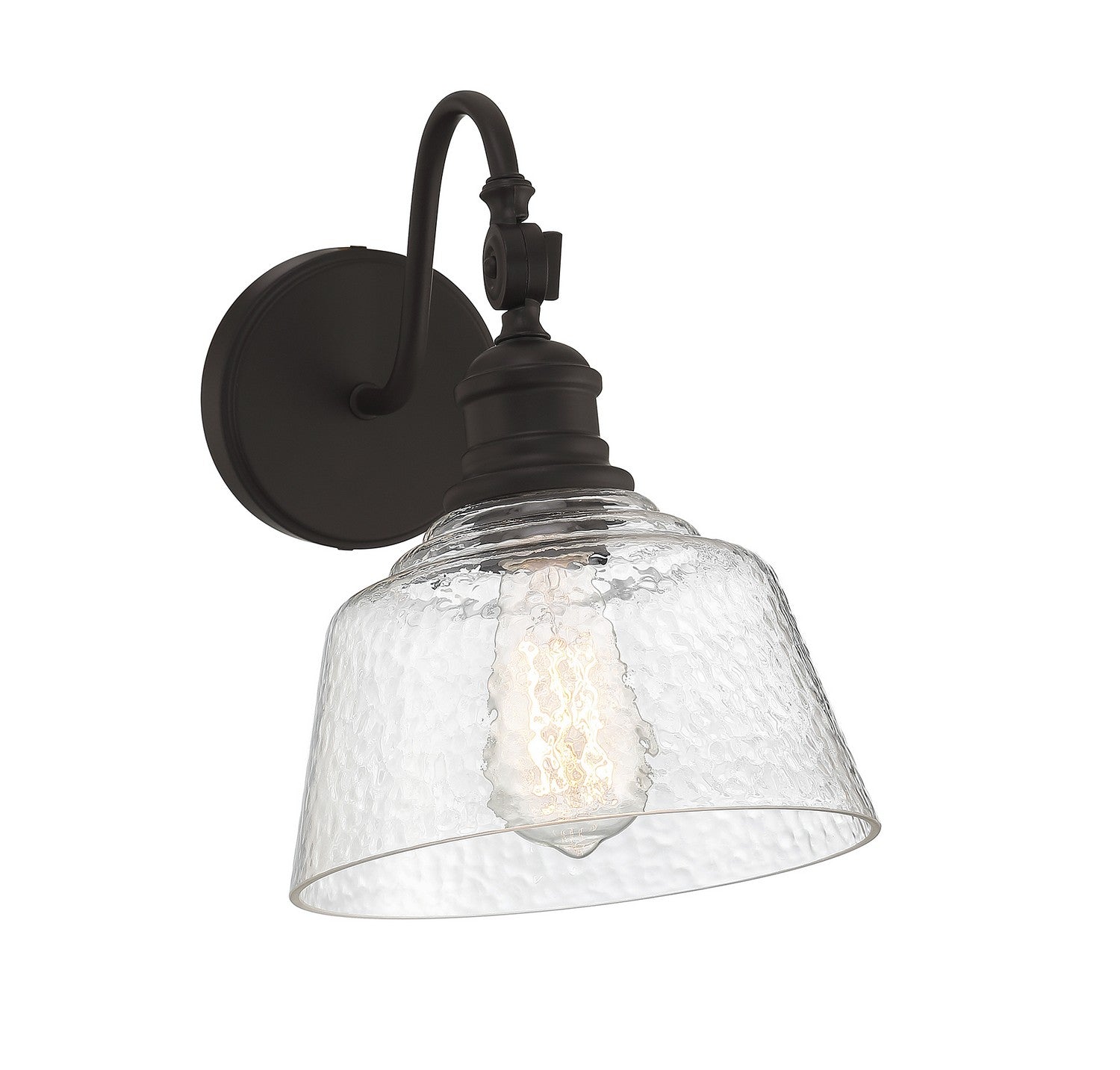 Meridian M90092ORB One Light Wall Sconce in Oil Rubbed Bronze
