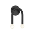 Meridian M90099MBK Two Light Wall Sconce in Matte Black