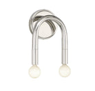 Meridian M90099PN Two Light Wall Sconce in Polished Nickel