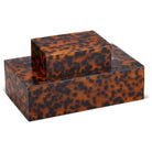 Currey and Company - 1200-0737 - Box Set of 2 - Faux - Brown/Black