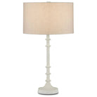 Currey and Company - 6000-0868 - One Light Table Lamp - Gallo - Gesso White