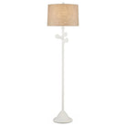 Currey and Company - 8000-0133 - One Light Floor Lamp - Charny - Gesso White