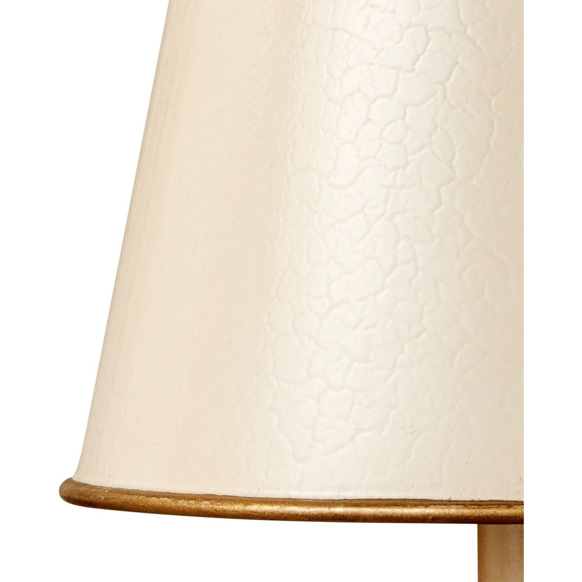 Currey and Company 0900-0029 Tole Tapered Chandelier Shade in Cream