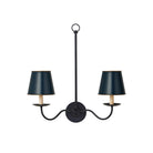 Currey and Company 0900-0030 Tole Tapered Chandelier Shade in Blue