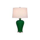 Currey and Company - 6000-0907 - One Light Table Lamp - Imperial - Imperial Green/Clear/Natural Brass