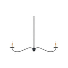 Currey and Company - 9000-1126 - Two Light Chandelier - Saxon - Zanzibar Black