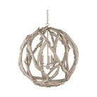Currey and Company - 9000-1133 - Three Light Chandelier - Driftwood - Whitewashed Driftwood