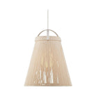 Currey and Company - 9000-1153 - One Light Pendant - Parnell - White/Gesso White/Frosted White