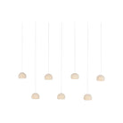 Currey and Company - 9000-1184 - Seven Light Pendant - Virtu - Natural