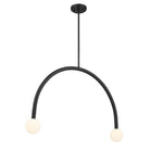 Meridian M100132MBK LED Chandelier in Matte Black