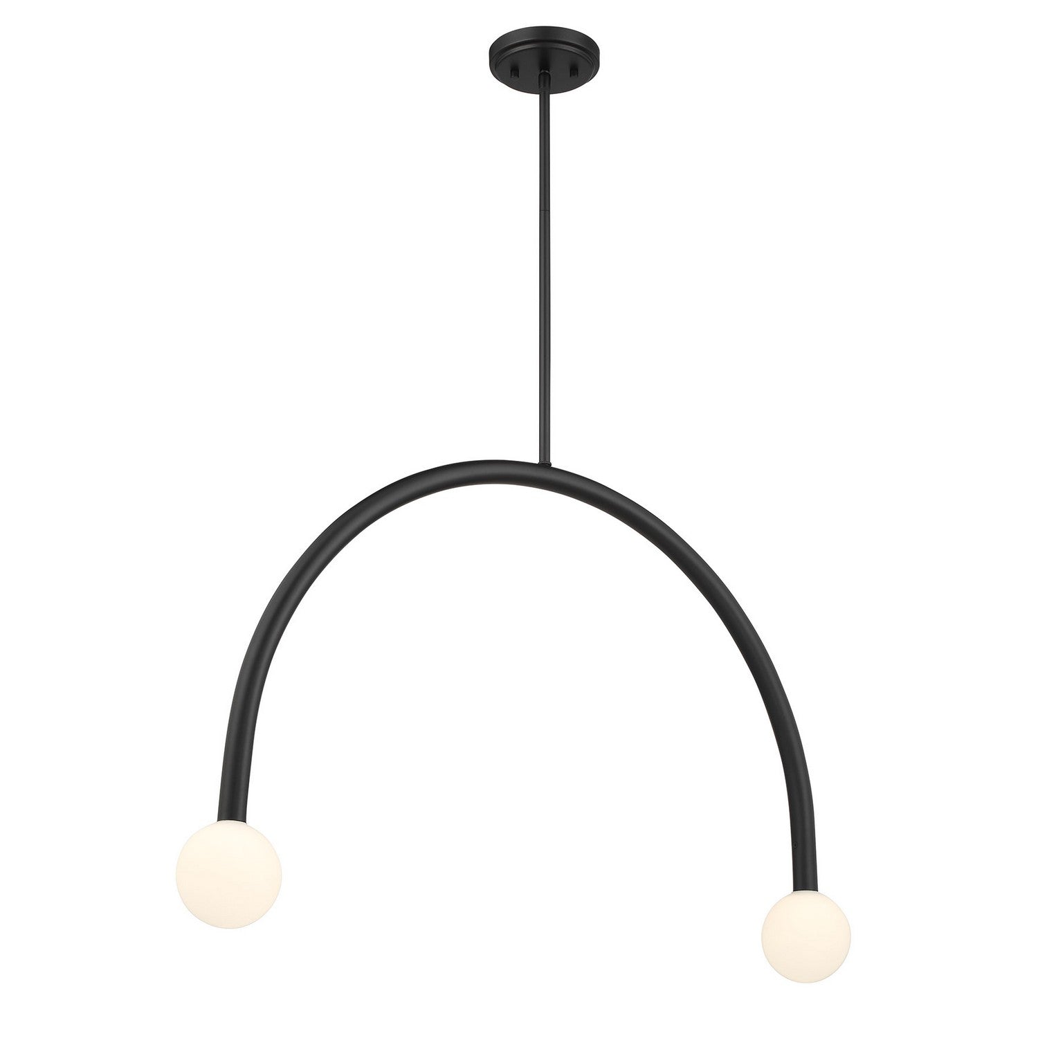 Meridian M100132MBK LED Chandelier in Matte Black