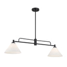 Meridian M100136MBK Two Light Chandelier in Matte Black