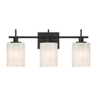 Meridian M80084MBK Three Light Bathroom Vanity in Matte Black