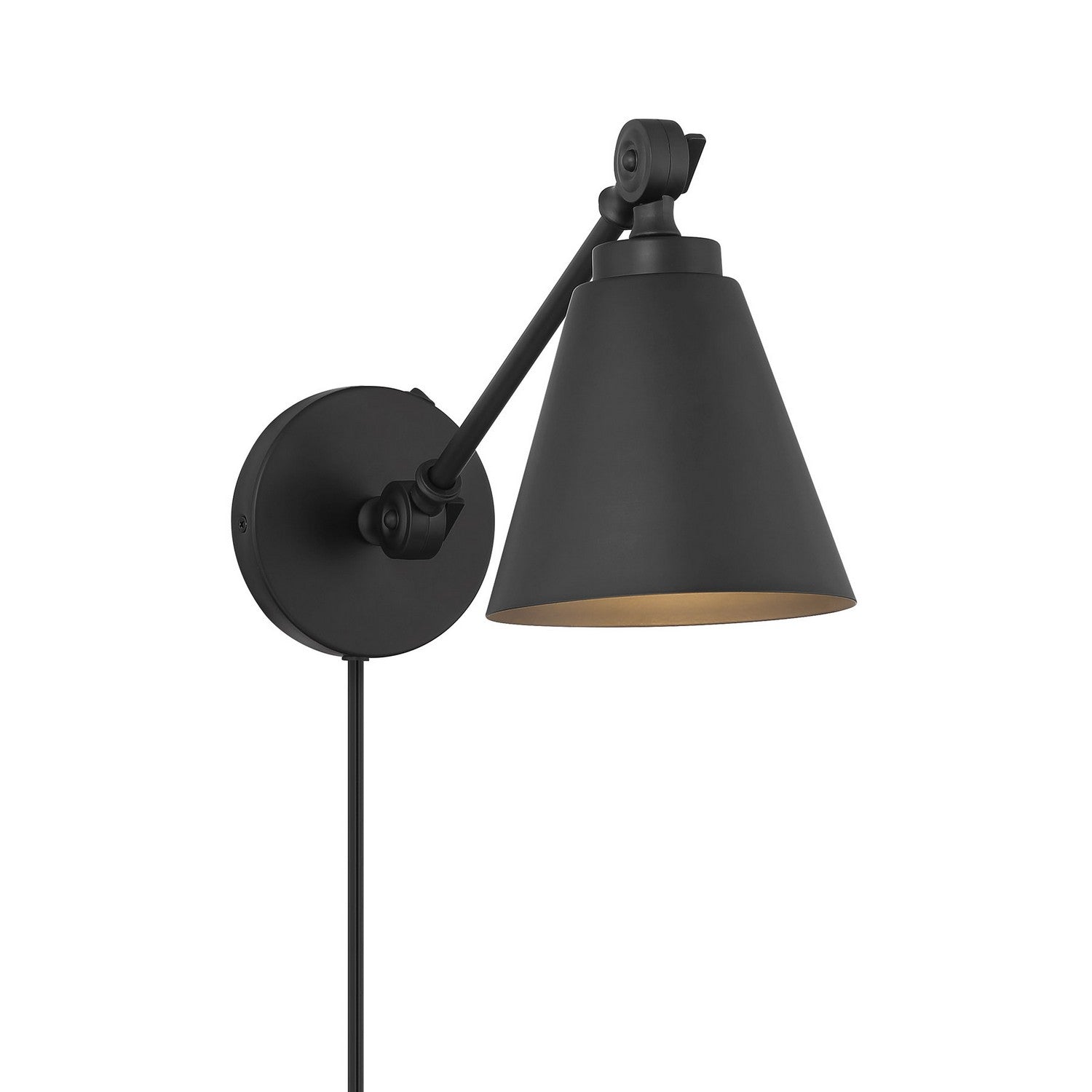 Meridian M90108MBK One Light Wall Sconce (Set of 2) in Matte Black