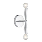 Meridian M90110CH Two Light Wall Sconce in Chrome