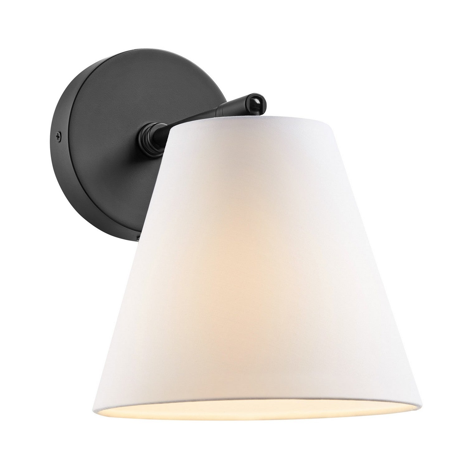 Meridian M90119MBK One Light Wall Sconce in Matte Black