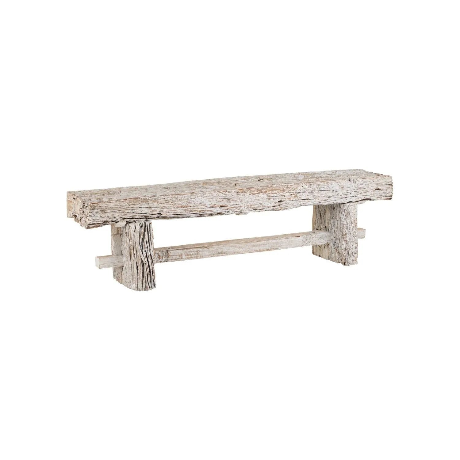 Currey and Company - 3000-0306 - Bench - Holland - Whitewash