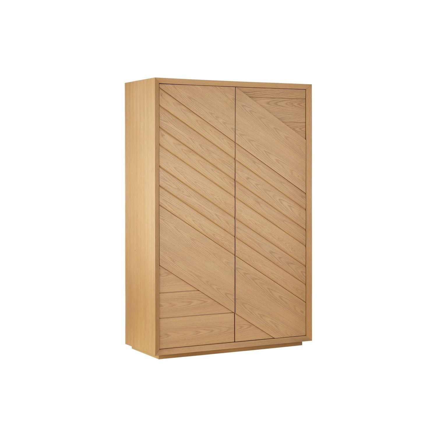 Currey and Company - 3000-0315 - Cabinet - Margot - Light Oak
