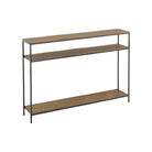 Currey and Company - 4000-0200 - Console Table - Lathi - Antique Brass / Black