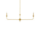 Currey and Company - 9000-1256 - Two Light Chandelier - Nottaway Collection - Contemporary Gold Leaf