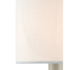 Currey and Company 0455 Cotton Drum Chandelier Shade in White Cotton