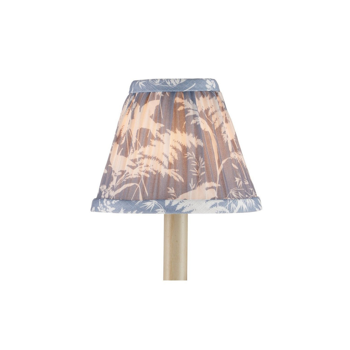 Currey and Company 0900-0044 Aviary Shade in Dusty Blue/Ivory