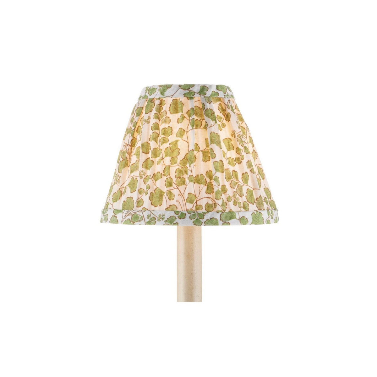 Currey and Company 0900-0045 Maiden Fern Shade in Green/Ivory