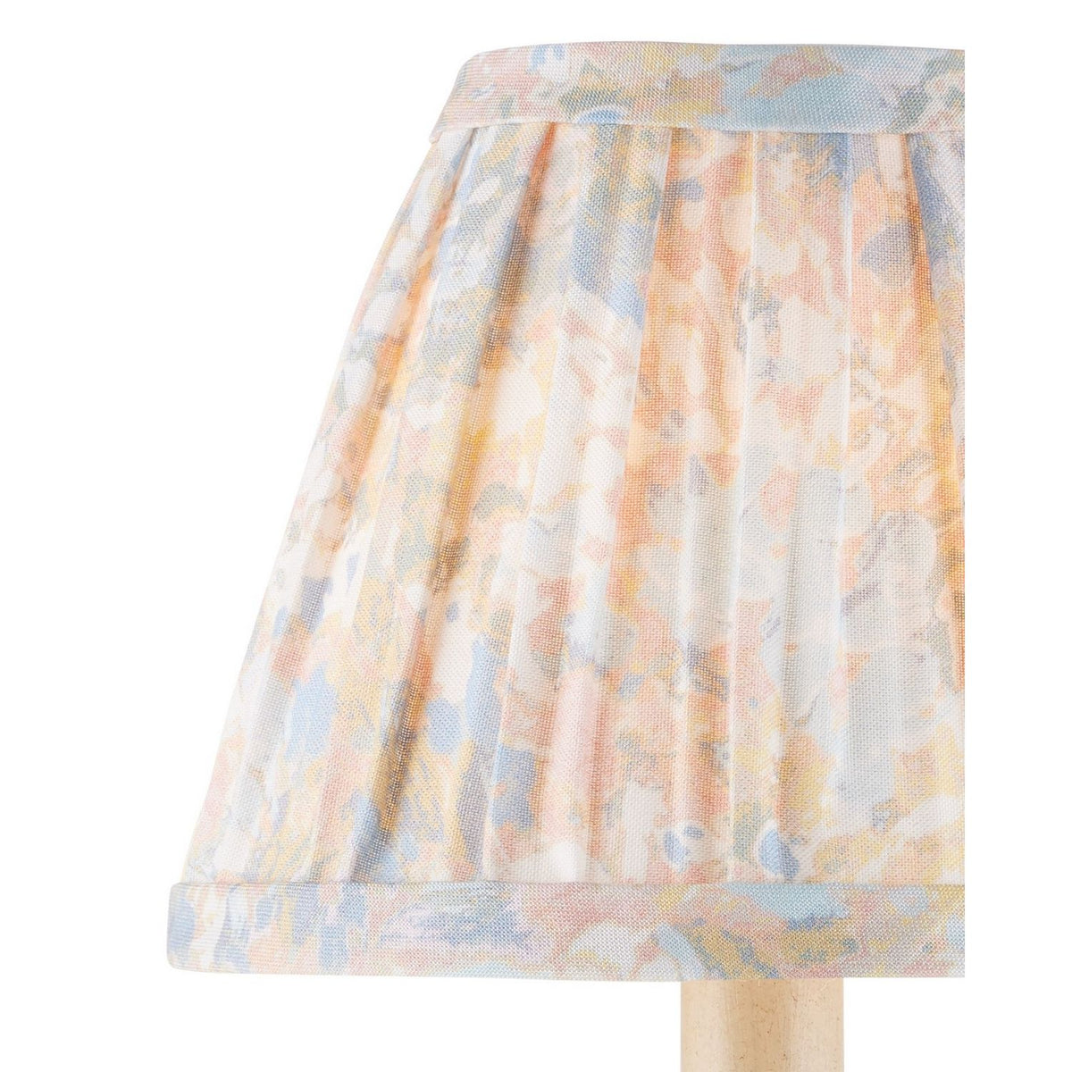 Currey and Company 0900-0048 Wildflower Shade in Pastel Blue/Pastel Pink/Ivory