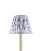 Currey and Company 0900-0051 Plume Shade in Blue/Ivory