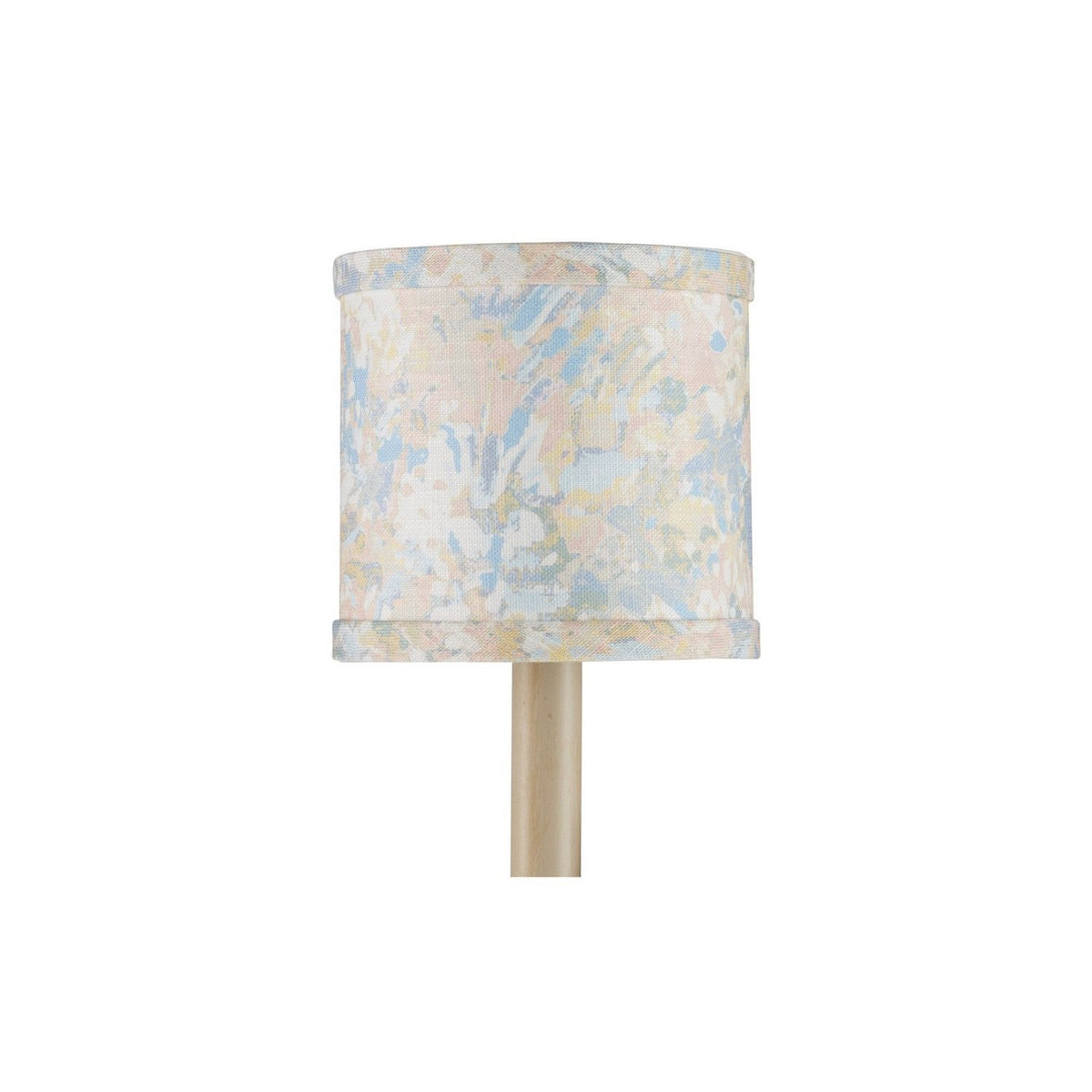 Currey and Company 0900-0060 Wildflower Shade in Pastel Blue/Pastel Pink/Ivory